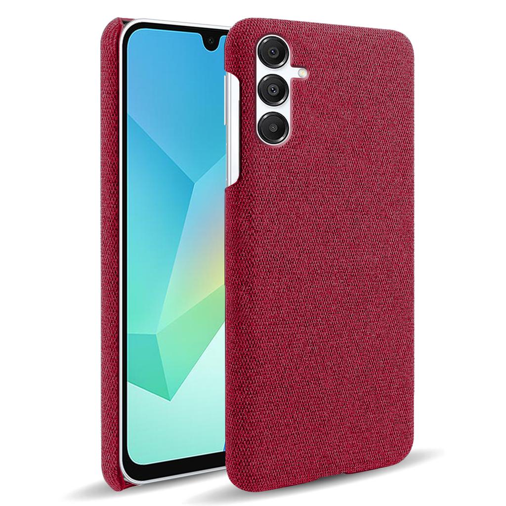 For Samsung Galaxy A17 5G/A17 4G Phone Case Cloth Texture Anti-Scratch Protective PC Back Cover
