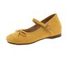 Gentle Matching Skirt Mary Jane Shoes Summer Temperament Elegant Bow Light Mouth Single Shoes
