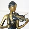 Violin Player Wine Bottle Holder Female Violinist Musician Beer Bottle Display Stand Organizer Rack