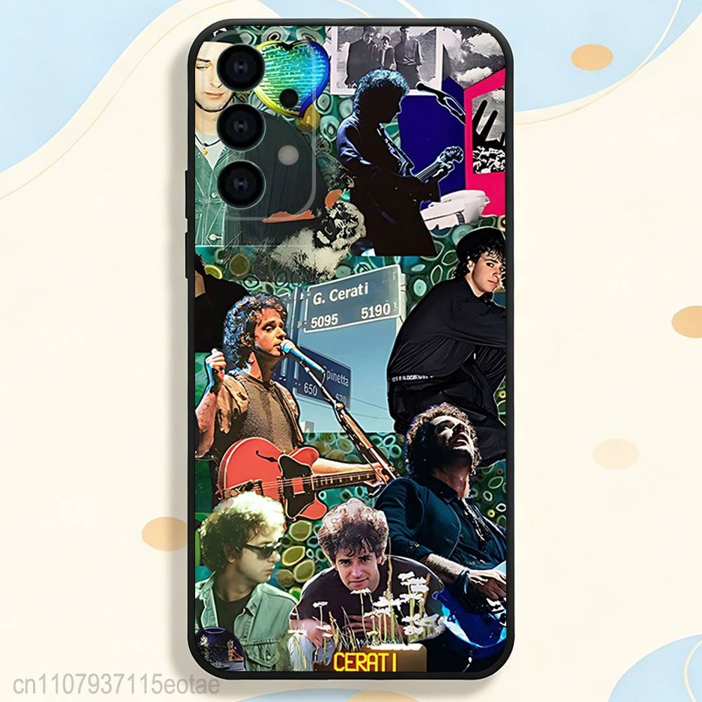 Singer Gustavo C-Cerati S-Soda-S Phone Case For Samsung S25,S26,S24,S21,S22,S23,S30,Ultra,S20,Plus,Fe,Lite,5G Black Cover