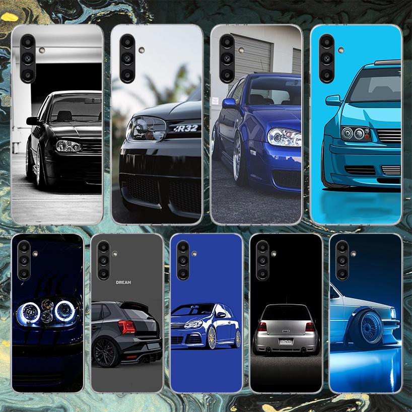 Cool MK4 MK5 Golf Car Soft Phone Case For Samsung Galaxy A17 A16 A26 A36 A56 A15 A14 A13 A55 A54 A53 A35 A34 A33 A25 A24 A23 A05