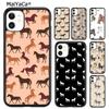 Horses Pattern Collage Phone Case For iPhone 17 Air 16 15 14 Plus 12 13 Pro Max Shell Cover Coque