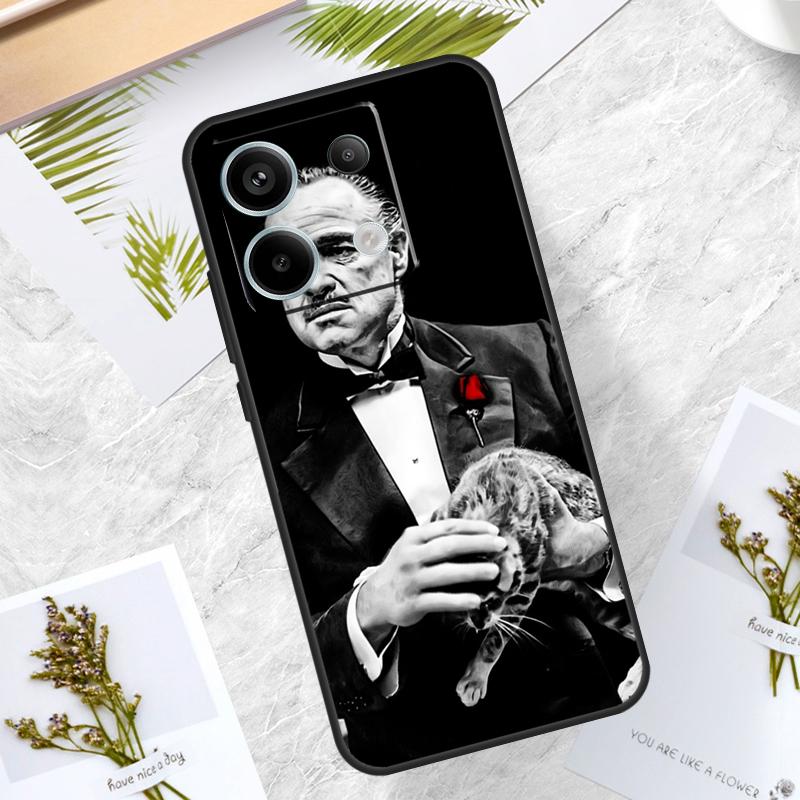 The Godfather Don Corleone Case For Xiaomi Redmi Note 13 14 Pro 12 11 10 15 Pro Plus Redmi 15 10C 12C 13C 14C 15C Cover