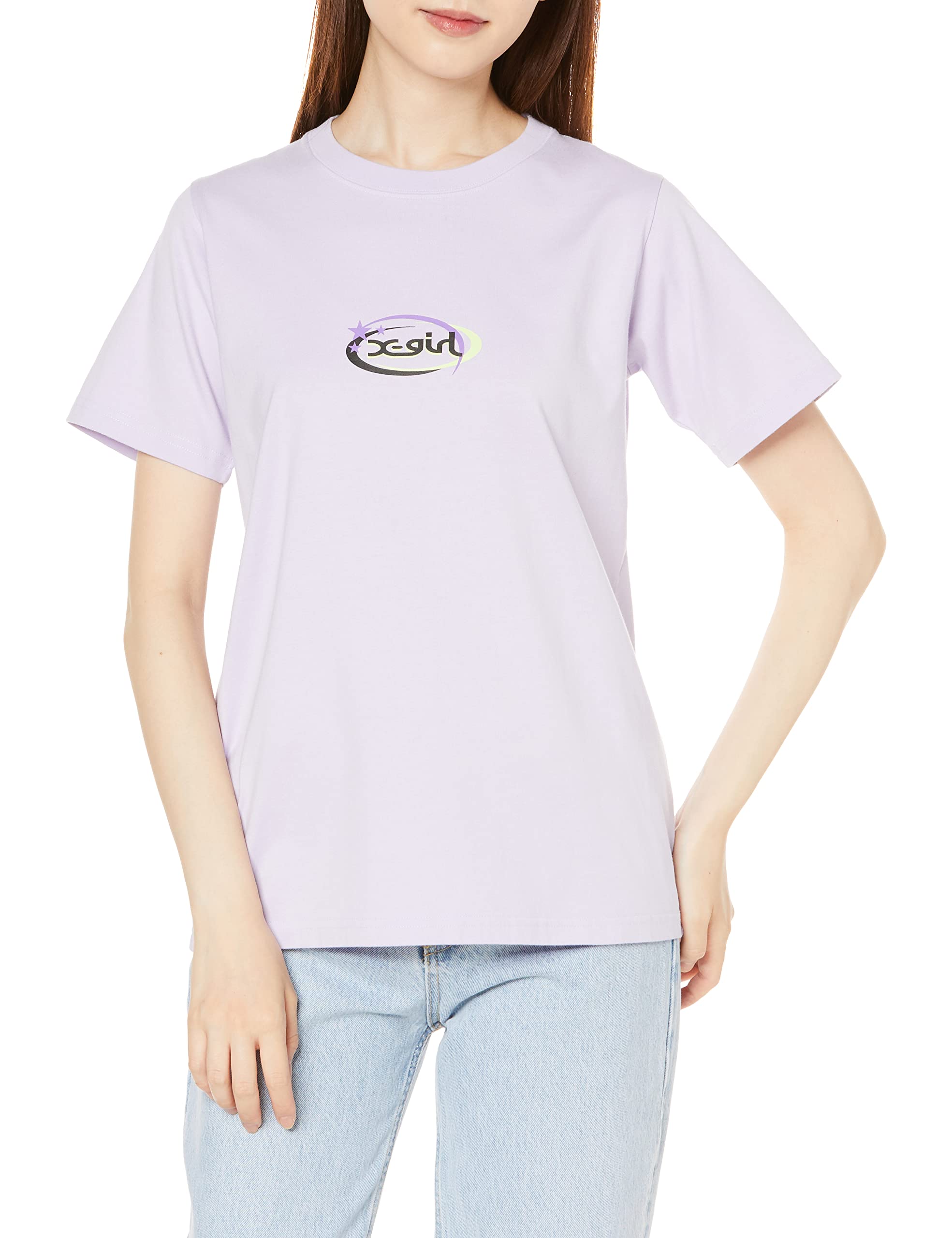 

STARS AND MILLS LOGO GIRLS TEE LtPURPLE S [X-Girl] T-shirt S/S