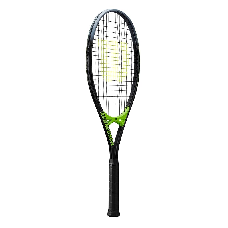 Wilson (Wilson) Hard Court Tennis Racket [Pre-strung] Aggressor Grip Size 2 Black WR147610U2