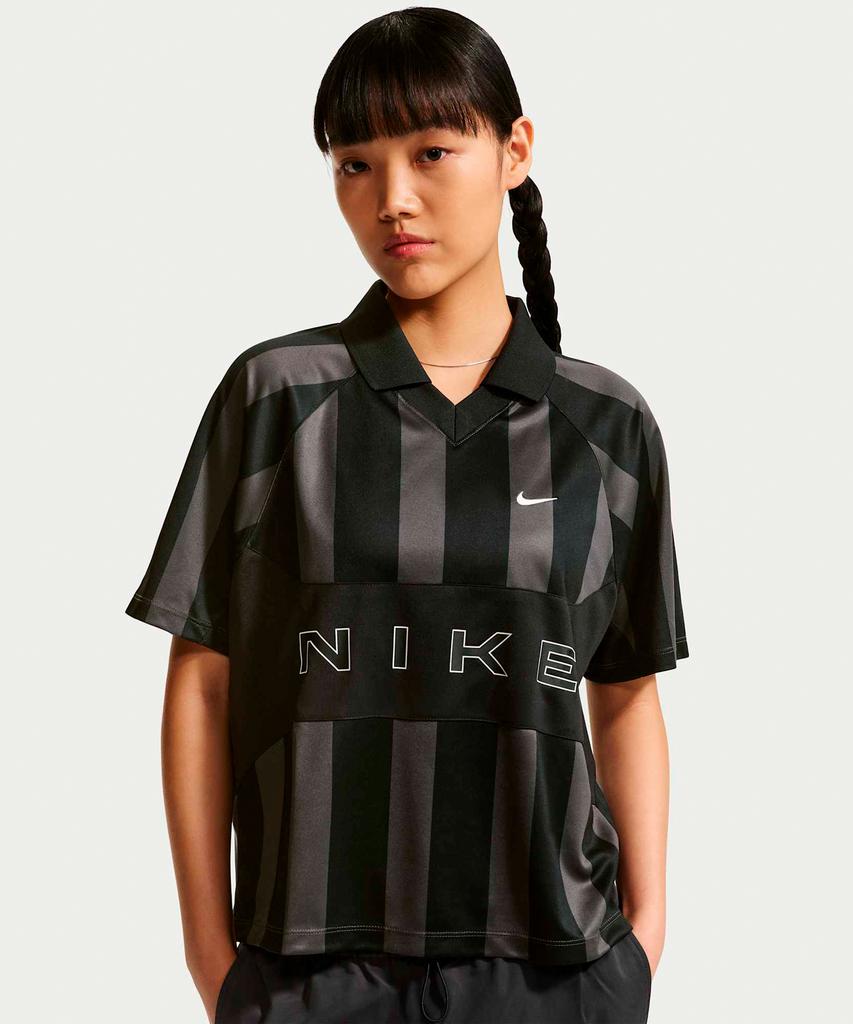 NIKE Sportswear Oversized Jersey W - Black:Chalk / Io0914-010