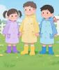 Stormproof One-Piece Raincoat for Children, 2025 Design - Ideal for Boys and Girls Ages 2+ in Kindergarten and Primary School.