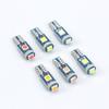 5 Stück 12V T5 3030 LED-Birne Auto Innenbeleuchtung Armaturenbrett Auto Instrumentenlampe