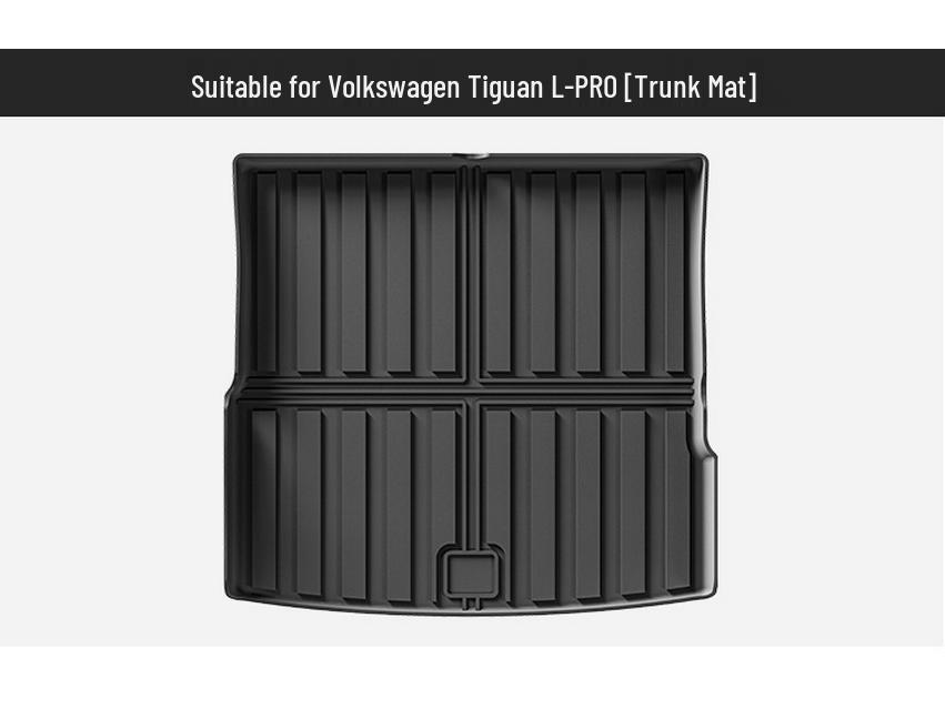 Eco-Friendly TPE Floor and Trunk Mats for 2024 Volkswagen Tiguan L/L Pro