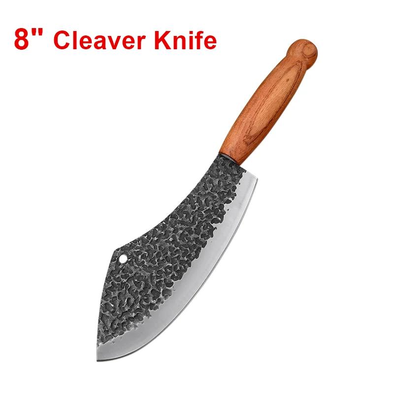 Stainless Steel Boning Knife Meat Cleaver Fishing Slicing Knives Chopping Vegetables 5Cr15Mov Hand Forged Butcher Knives Kitchen