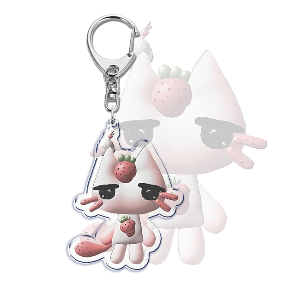 

Inoue Toro CUTE Cat Key Chain Keychains Ring for Accessories Bag Cartoon Pendant Keyring Jewelry Fans Gifts