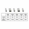 500PCS Length 1cm Fishing Line Connectors Copper Fishing Crimp Sleeve Kit  for Fishing Line