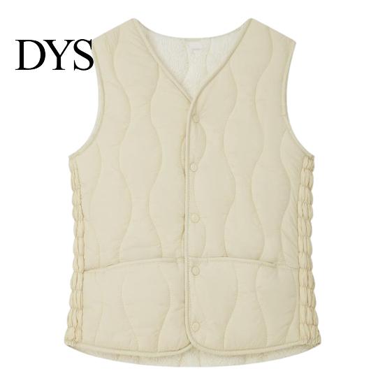 Fashionable Short Vest for Women Women's Warm Padded Lightweight Sleeveless Slim Fit Waistcoat Windproof Solid Color Single-breasted Fall Winter Daily