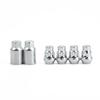 4 Anti Theft Nuts+2keys 33mm Safety Wheel Nuts Secrets M12x1.5 Rims Auto Accessories for Chevrolet Mitsubishi Mazda Kia