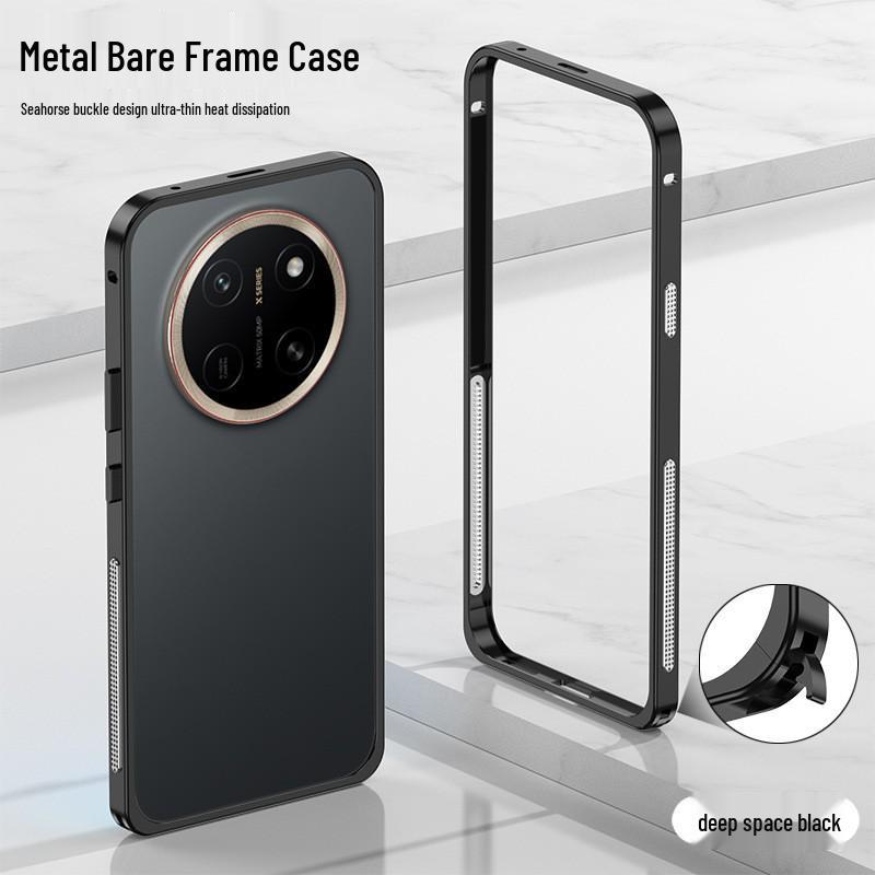 Honor X80 Pro Max Aluminum Frame Phone Case - Heat Dissipation, Drop Protection, Bare Metal Feel, Fashionable Design