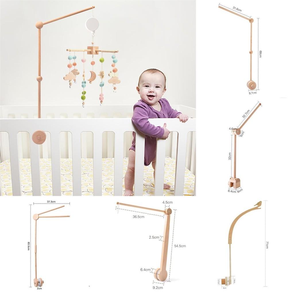 Wooden Baby Mobile Crib Holder Sturdy And Versatile Design**