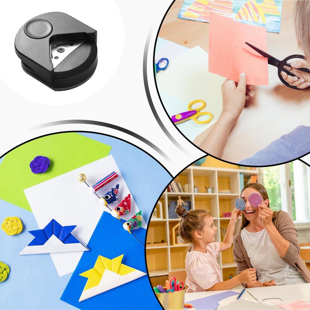 R4mm Corner Rounder Punch Portable Round Corner Cutter Professional Edge Rounding Tool for Paper Craft, Cardstock Photo Laminate