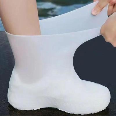 Wiederverwendbare Rutschfeste Regenstiefel Wasserdichte Überschuhe Regenstiefelüberzüge für den Außenbereich Ausrüstung Haushaltswaren Zuhause