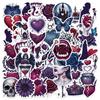 10/30/50 Stück Gothic Valentinstag Haftklebe-PVC-Aufkleber Schreibwaren DIY Laptop Gepäck Skateboard Dekoration Scrapbooking