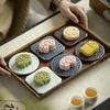 Ceramic Dessert & Snack Plate for Pastries and Dim Sum