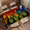 Flowing Yellow Flower Tablecloth Restaurant Kitchen Tablecloth Living Room Home Decoration Rectangular Party Decoration