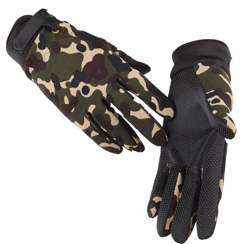 Special Forces Outdoor Training Mountaineering Anti Slip Fitness Sports Military Fan Fighting Half Finger Tactical Gloves Men Add Fleece