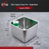Stainless Steel Square Seasoning Pot