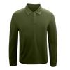 Men's Summer Color Hidden Button Long Sleeve Loose Shirt Men's Casual Fashion Long Sleeve Tops