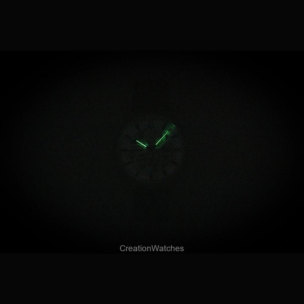 Bulova Sutton Leather Strap Silver Skeleton Automatic 96A330 Men's Watch