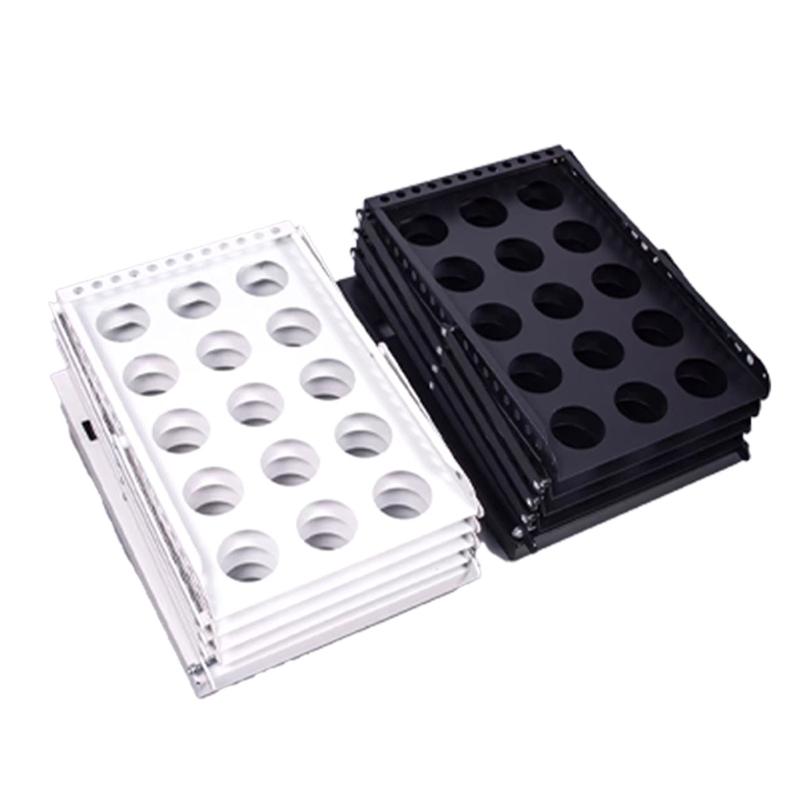 Portable Brochure Holder With Sturdy Iron Construction Quick Setups For Trade Shows And Conferences