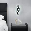 LED Spiral Wall Light Modern Design Indoor Mounted Bedside Lamp with Integrated LED Panel for Home and Office Lighting