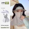 Women's UV Protection Face Mask Hat for Summer Outdoor Activities