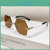 Minimalist Multipolygon Sun Glasses For Men Uv400 Protection Fashion Outdoor Wear