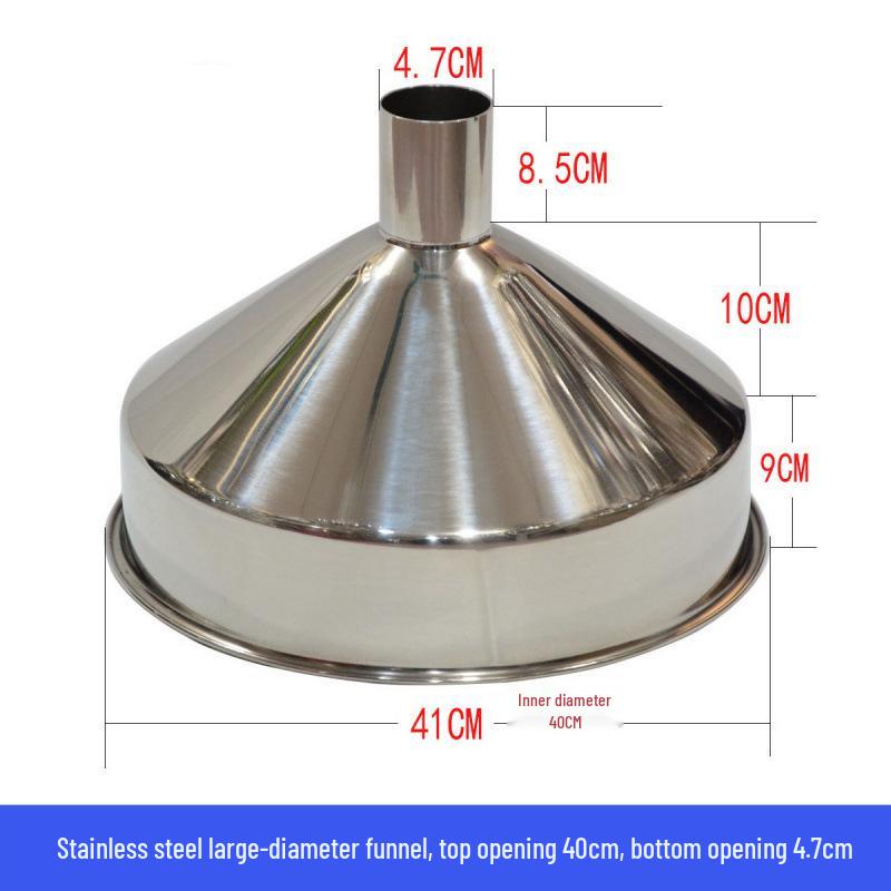 Heavy-Duty Stainless Steel Large Funnel for Industrial Fuel and Oil Press Machines