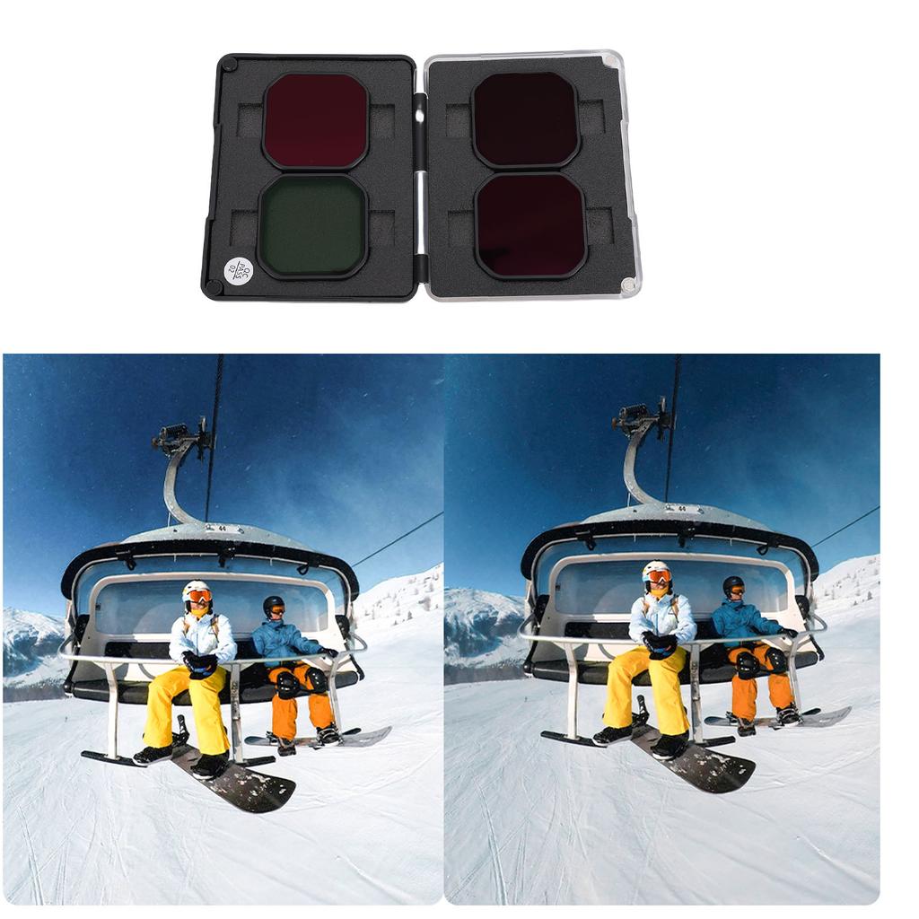 Drone Filter Set Fit for Insta360 Ace Pro2 Multi Layer HD Optical Glass Drone CPL Polarizing and ND