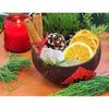 Coconut shell bowl, natural, Hainan, creative, Vietnamese old coconut shell bowl spoon set, dried fruit candle bowl