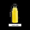 Large Capacity Food-Grade Japanese Three-Hole Squeeze Bottle - In Stock