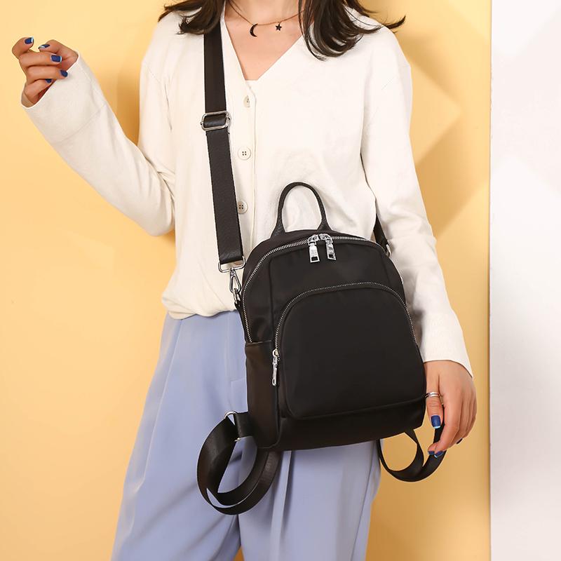 2025 Women's Mini Oxford Cloth Backpack: Canvas, Waterproof, Multi-Use, Single Shoulder, Crossbody Bag
