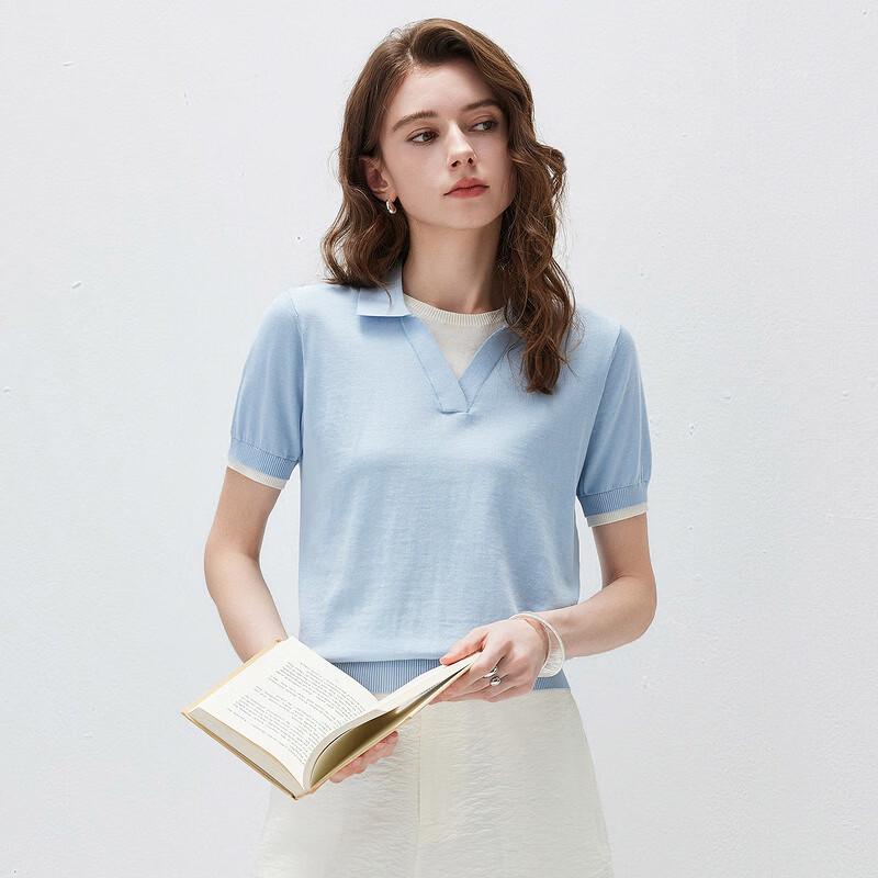 Komom Boca Women's Short Sleeve Knit Top