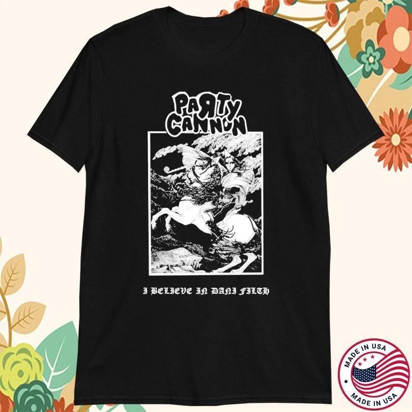 

Party Cannon I Believe In Lord 100% Cotton T-shirt Mens Tees Top All T-Shirt Tee Top Unisex 2F1222 5XL різнокольоровий