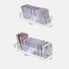 Portable Compartment Storage Box Plastic Sticky Note Sorting Box  Charging Line