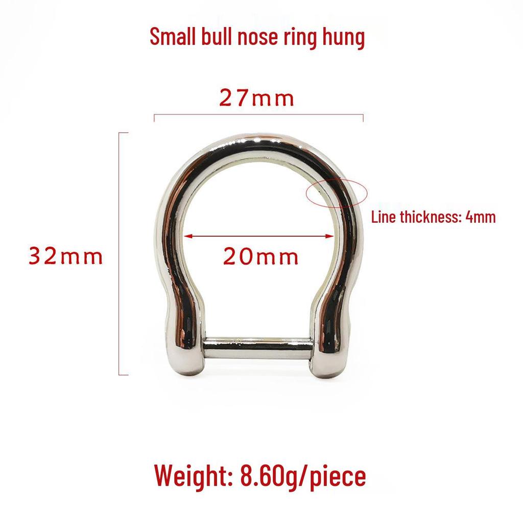 Boucle amovible en D en forme de U pour sacs pour femmes - Accessoire de quincaillerie DIY