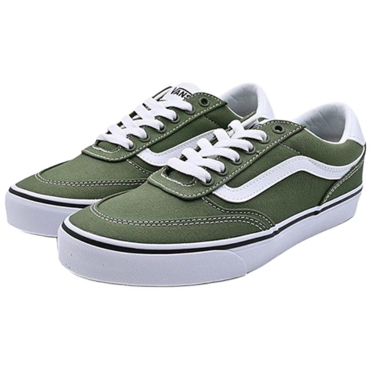 Vans Brooklyn LS Skateboard Shoes Men's Low top Green VN000D7QEN6