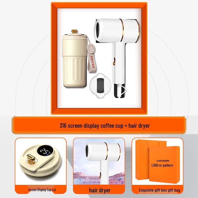 Custom Hair Dryer Gift Set for Company Anniversaries - Perfect for Clients and Employees