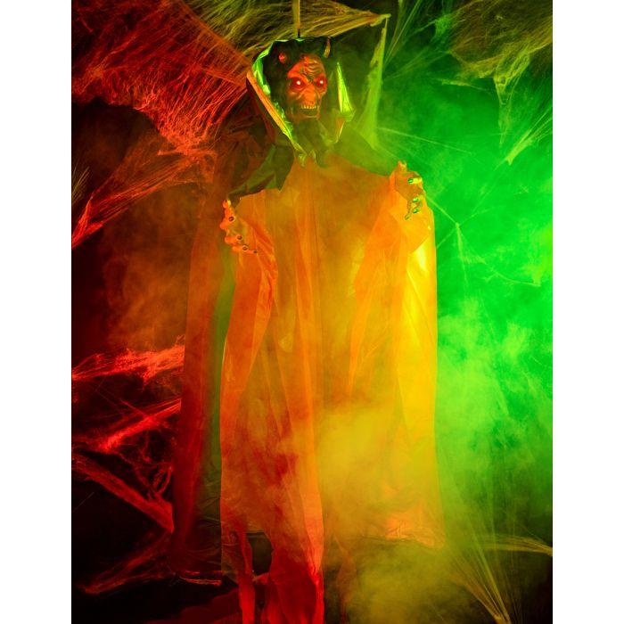 Décoration animée et lumineuse démon 190 cm