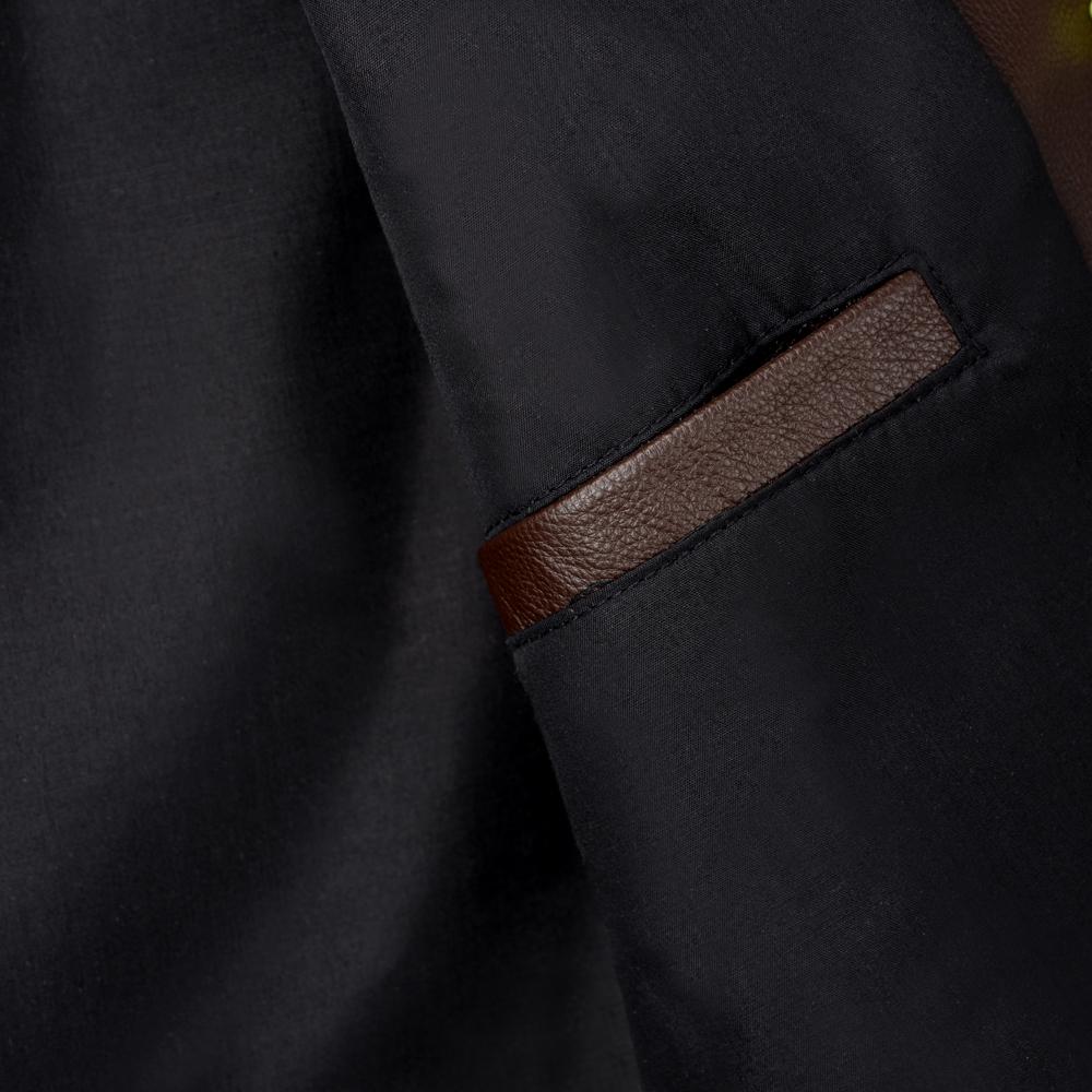 Casual Men Leather Jacket Thin Soft Cow Leather Black Brown Standard Collar Men's Short Coat Spring