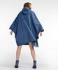 Aigle Official MTD Rain Pack Poncho Size XS Waterproof, Breathable, Water-Repellent T-Shirt, Blue,