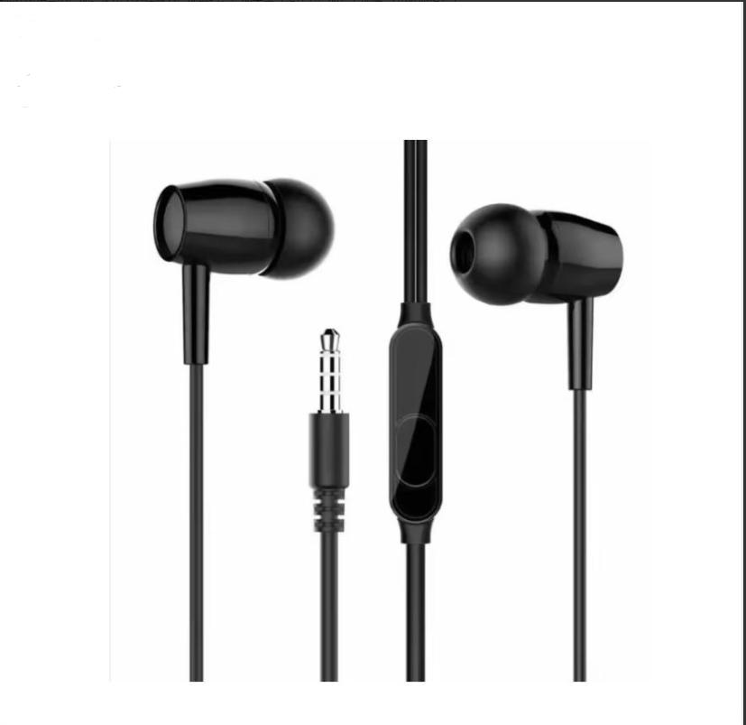1PC Portable 3.5mm Earphones Stereo High Definition Wired Headset Noise Canceling In Ear Music Earphones For Mobile Phones