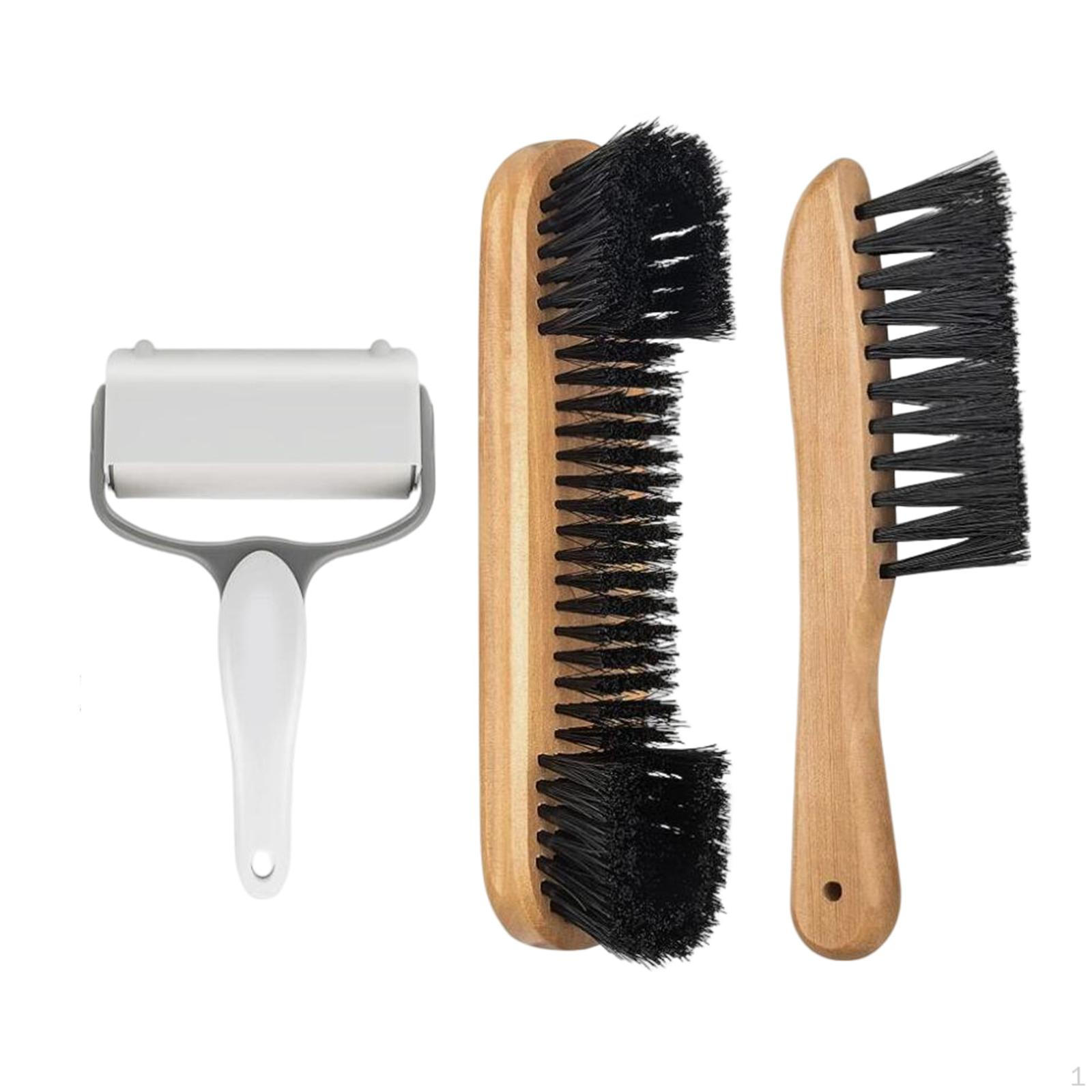 

Більярдний стіл Щітка Набір бортів Снукер Аксесуари для чищення Brown 3PCS