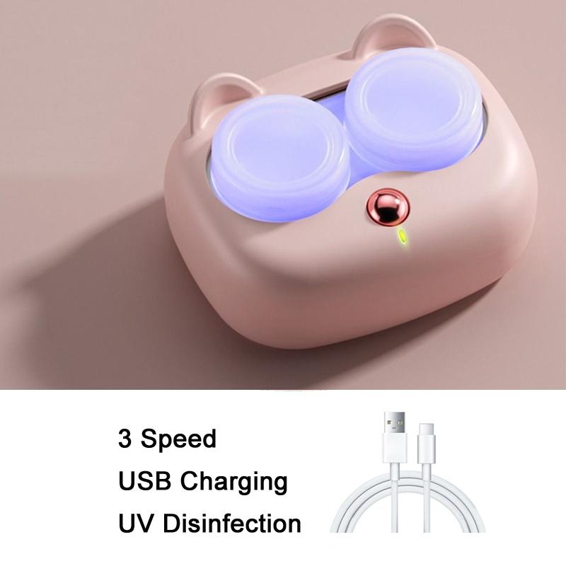 New Ultrasonic Contact Lenses Cleaner Removable Portable High Frequency Vibration Contact Lens Cleaning For Contact Lens Care